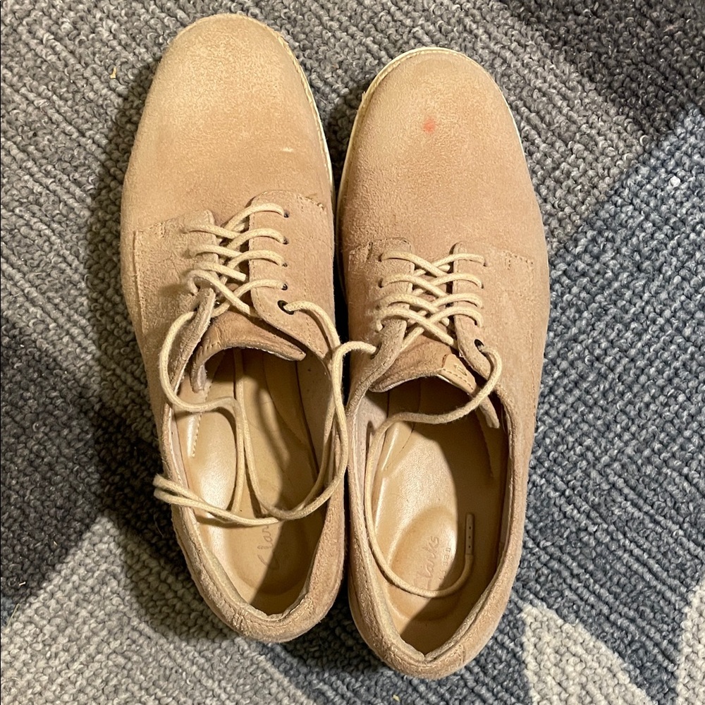 Clarks Blush Pink Platform Shoes - Picture 5 of 6